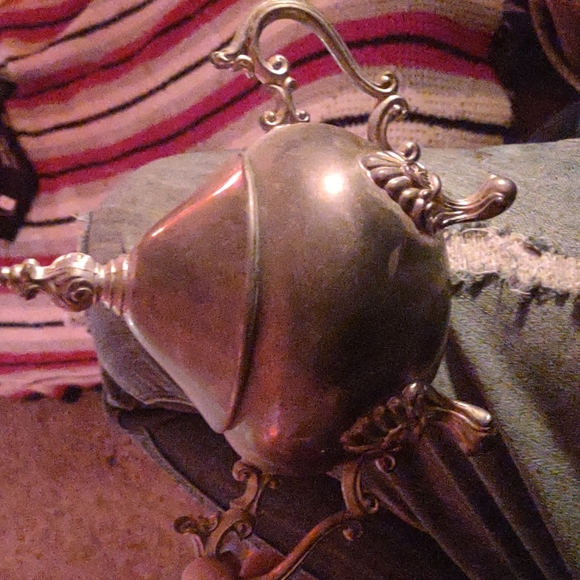 Silver- Plated Victorian Tea Set - Picture 4 of 7